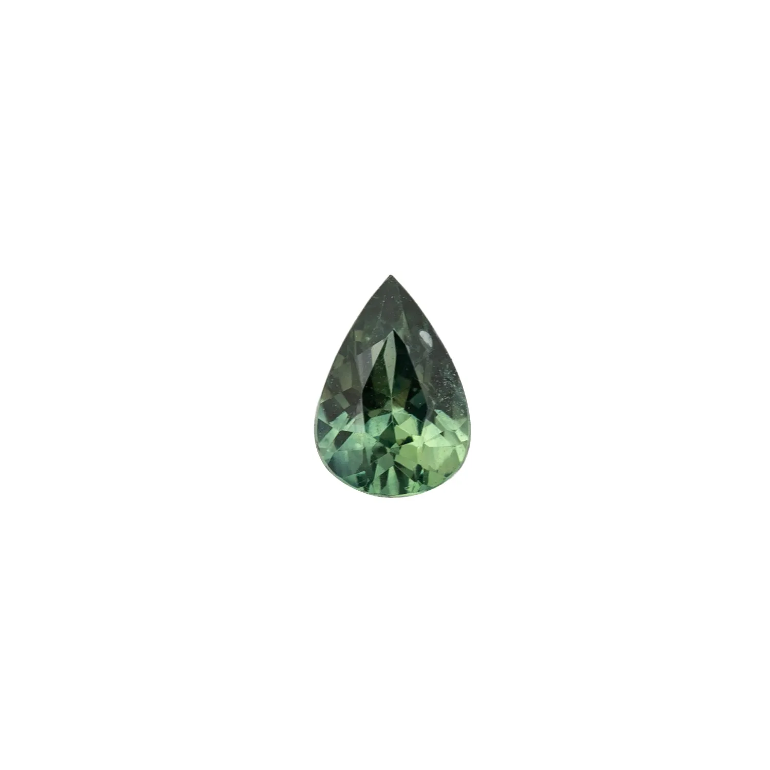 0.82ct Pear Cut Green Montana Sapphire SF329