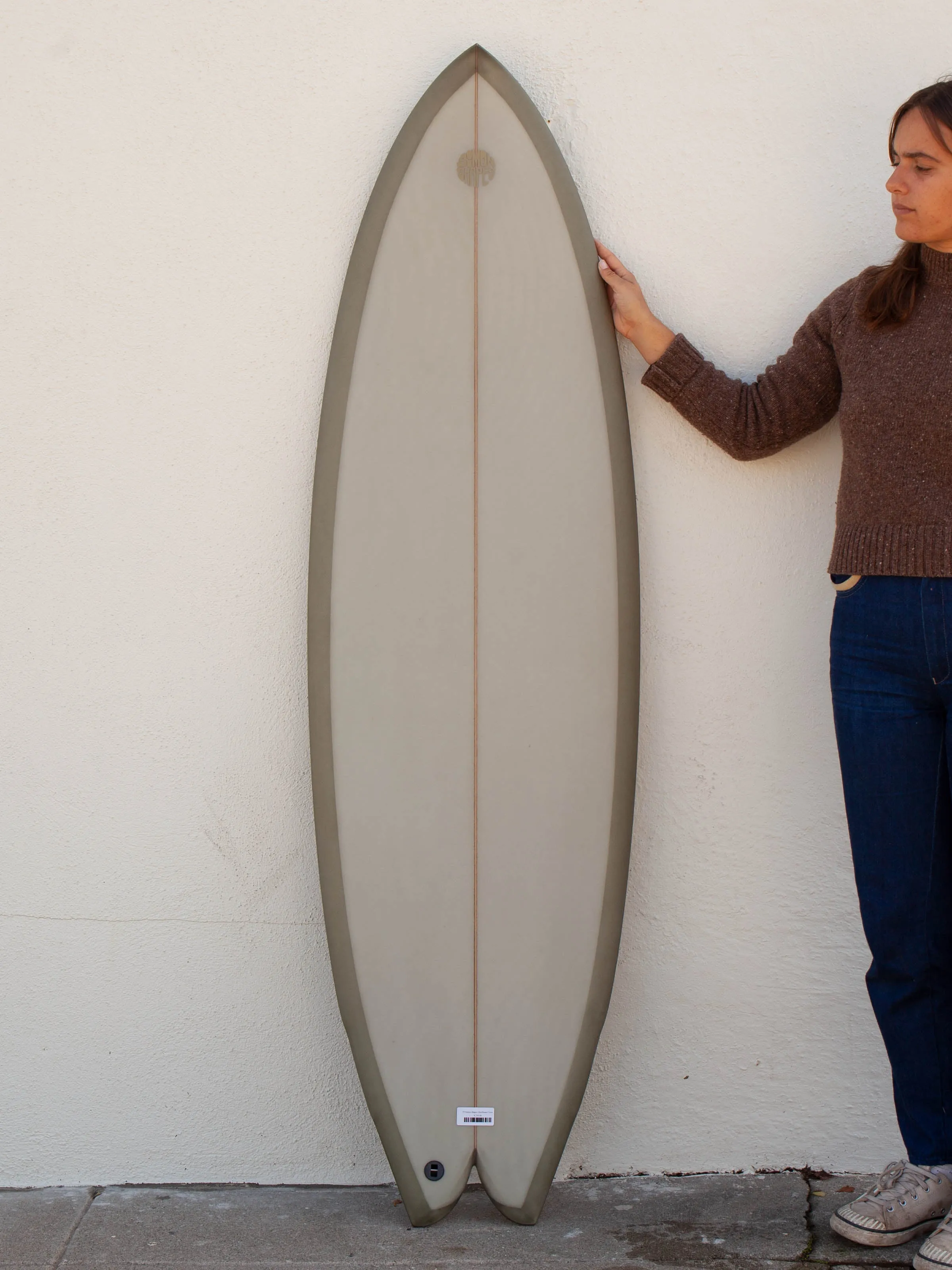 5'9 Simon Shapes Shortboard Green