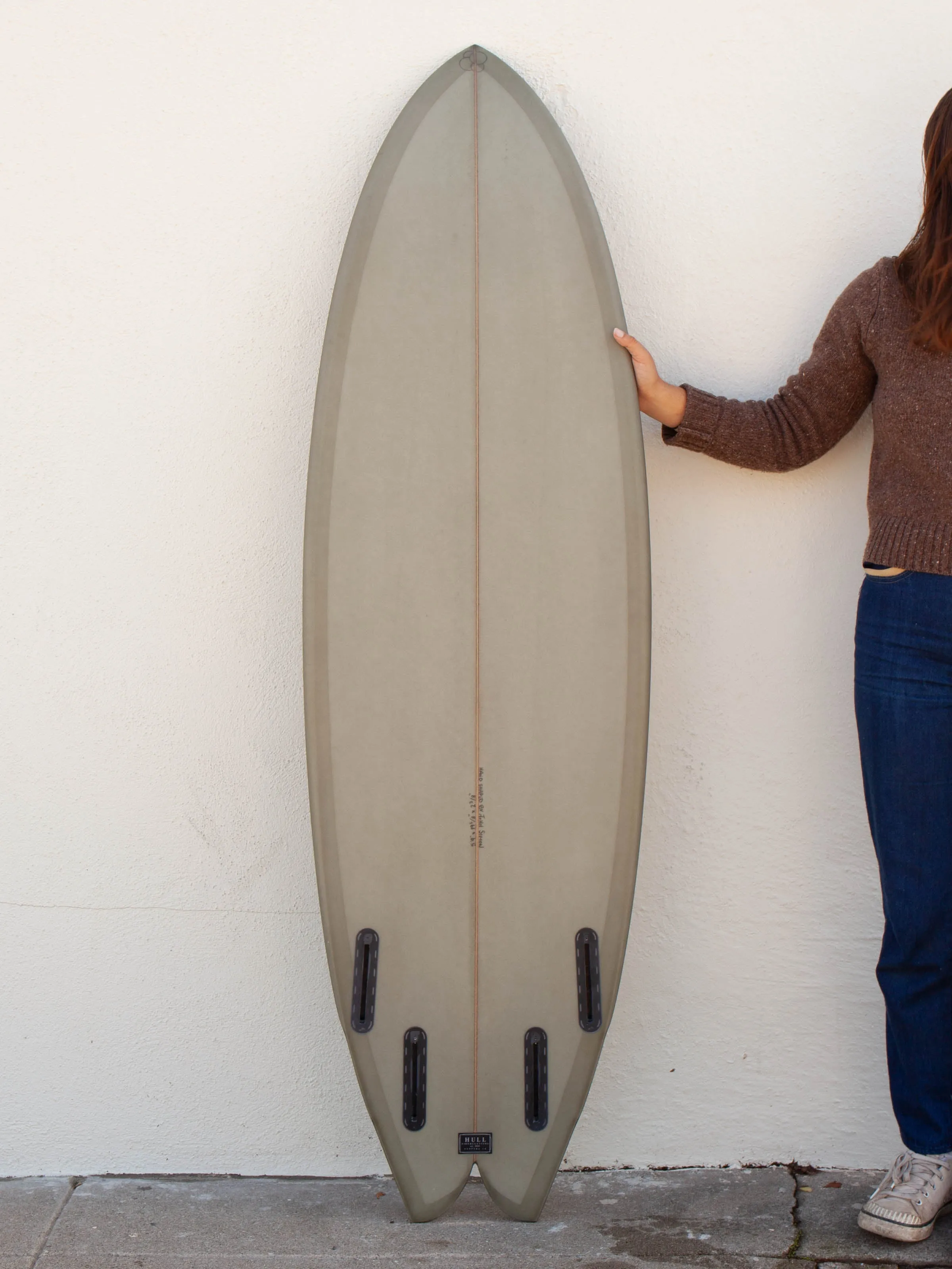 5'9 Simon Shapes Shortboard Green