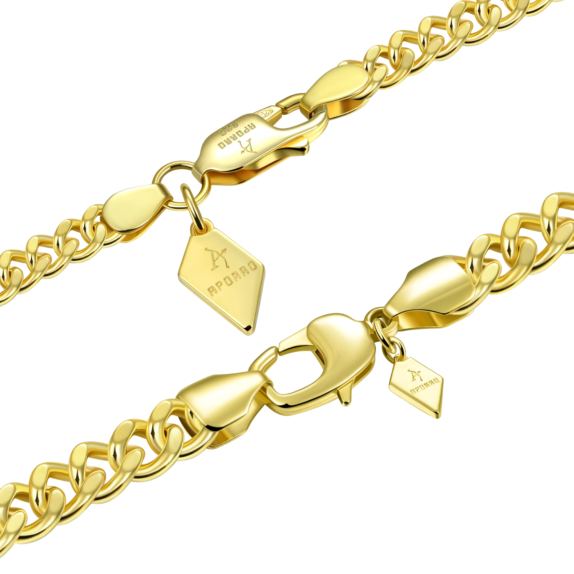 5mm Cuban Link Bracelet + 8mm Cuban Link Bracelet Bundle