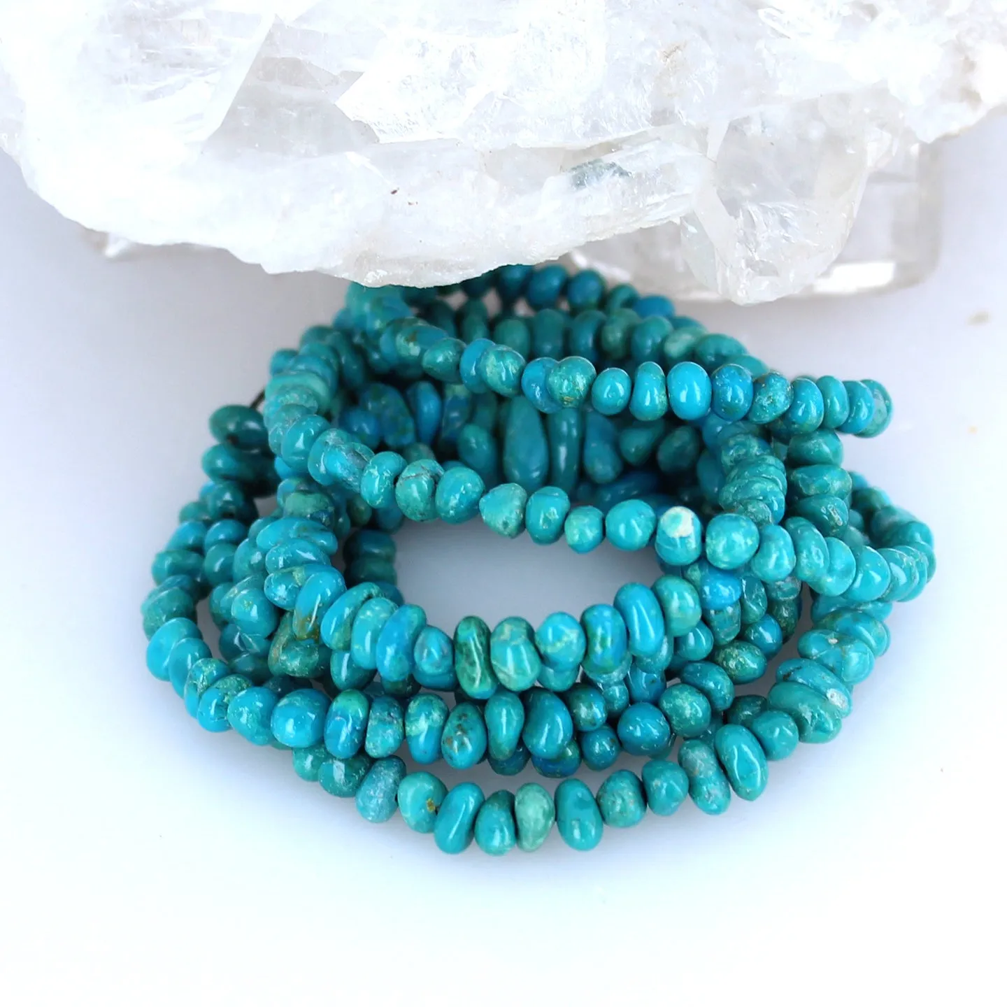 AAA ARIZONA CHRYSOCOLLA Beads Rounded Nuggets 4mm 8