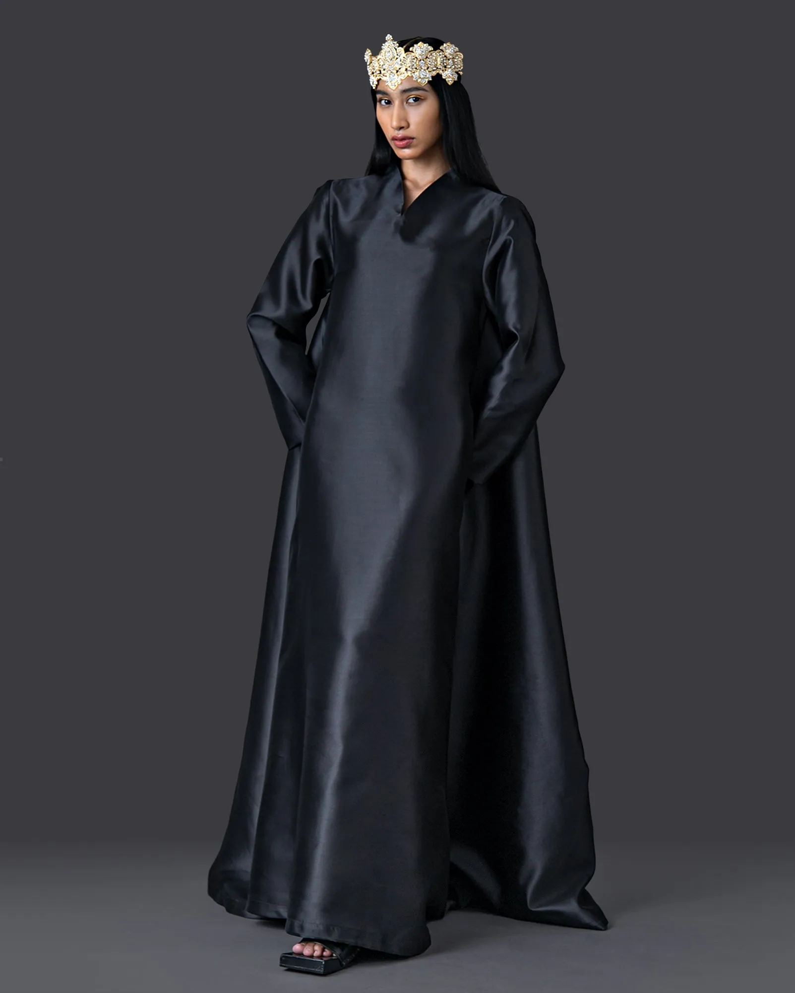 Abaya Teluk Bulan (Black)