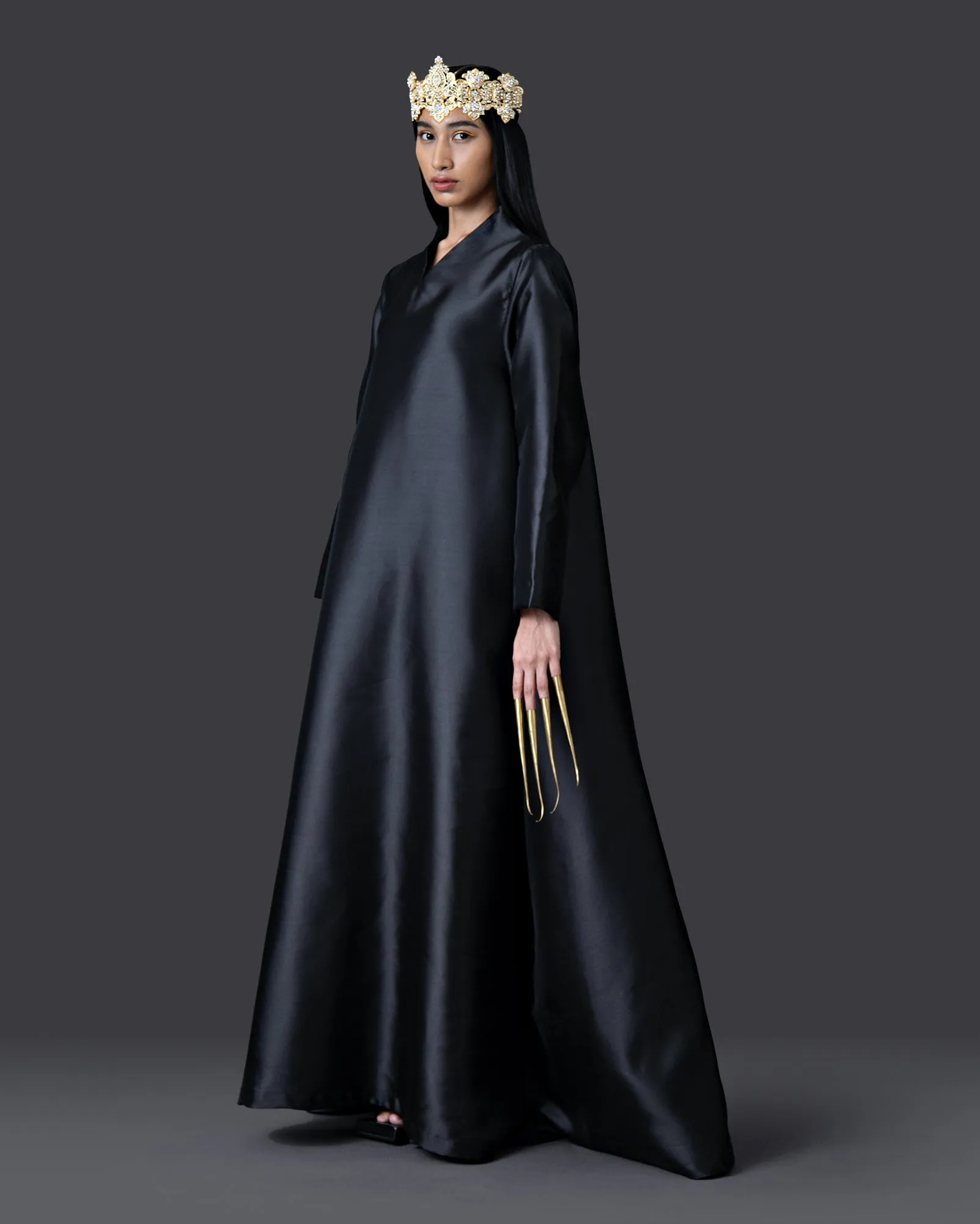 Abaya Teluk Bulan (Black)