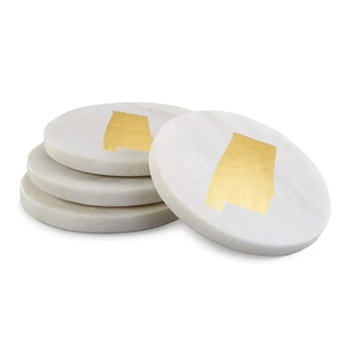 Alabama Marble Coasters