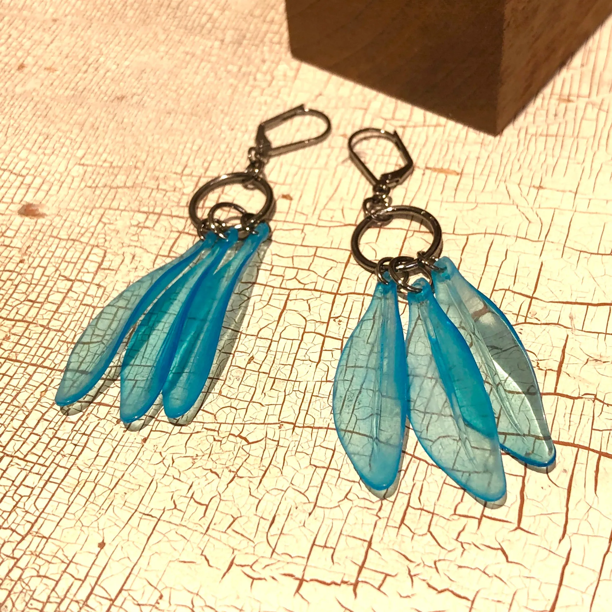 Aqua Blue Dream Drop Earrings