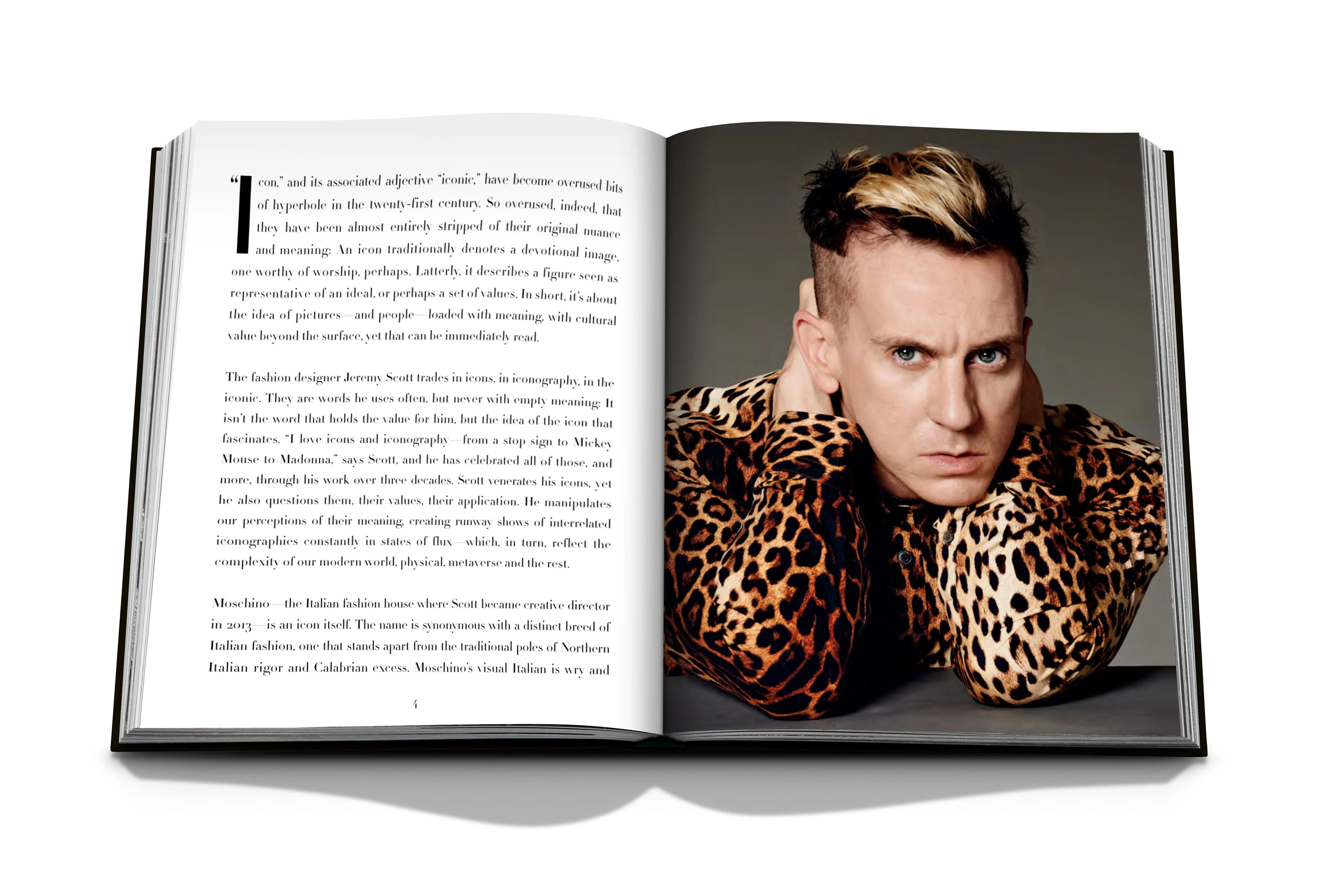 ASSOULINE Moschino Hardcover Book by Jeremy Scott