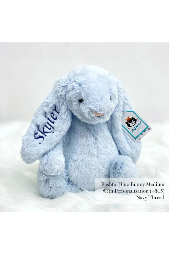 Bashful Blue Bunny