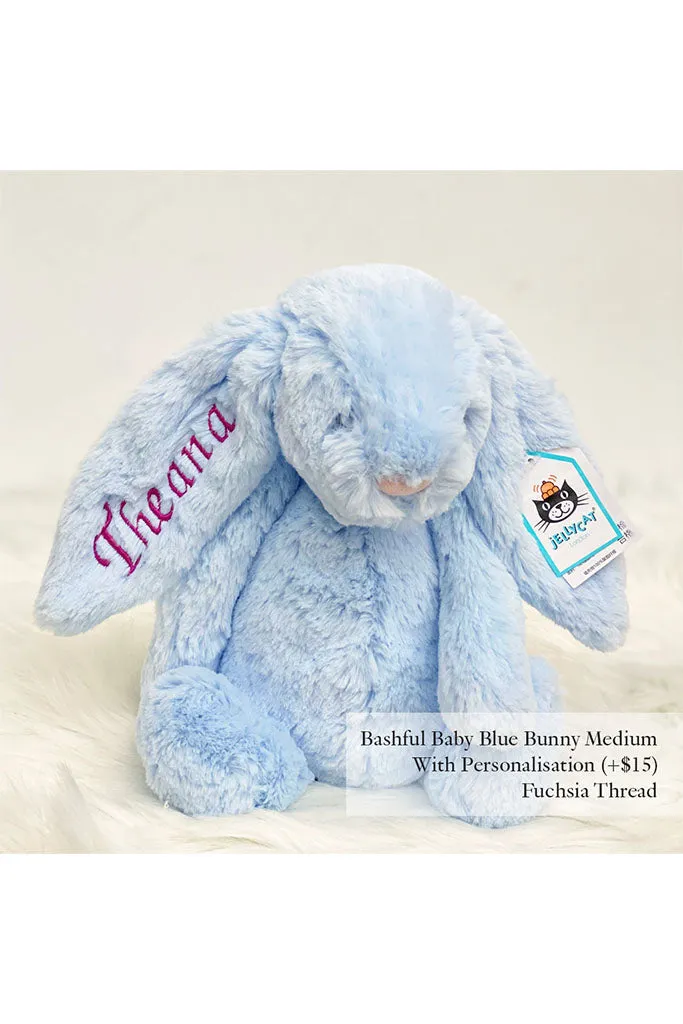 Bashful Blue Bunny