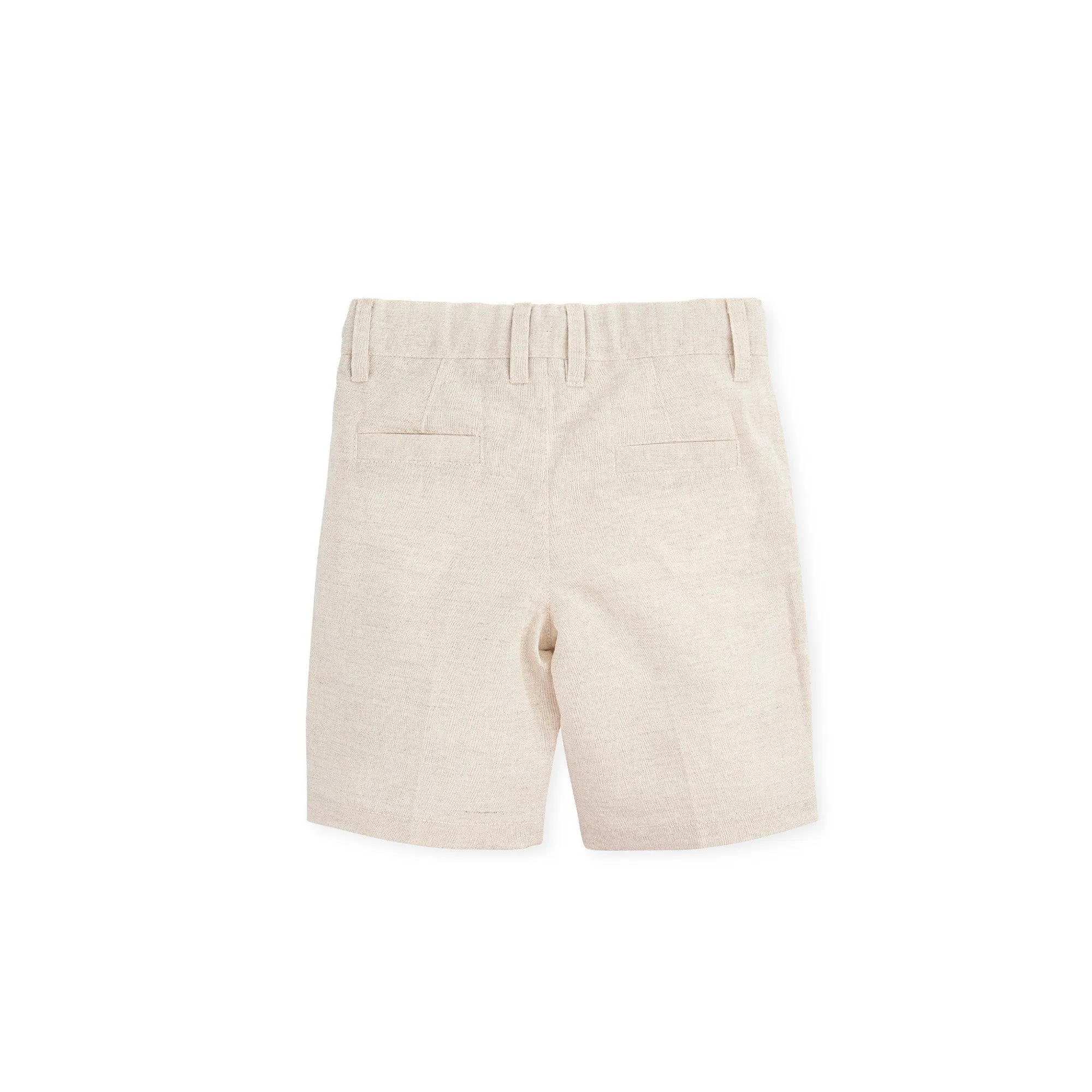 Boy Oye Como Va Bermuda Shorts-Sand