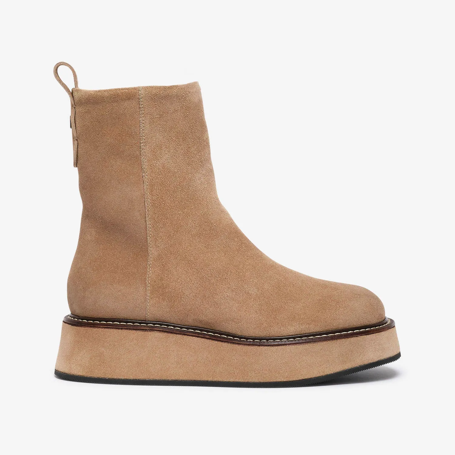 Camilla | Women's leather/velour ankle boot