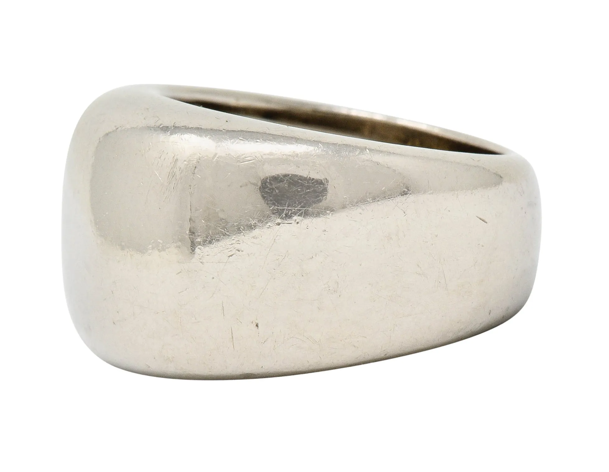 Cartier Vintage 18 Karat White Gold Nouvelle Band Ring