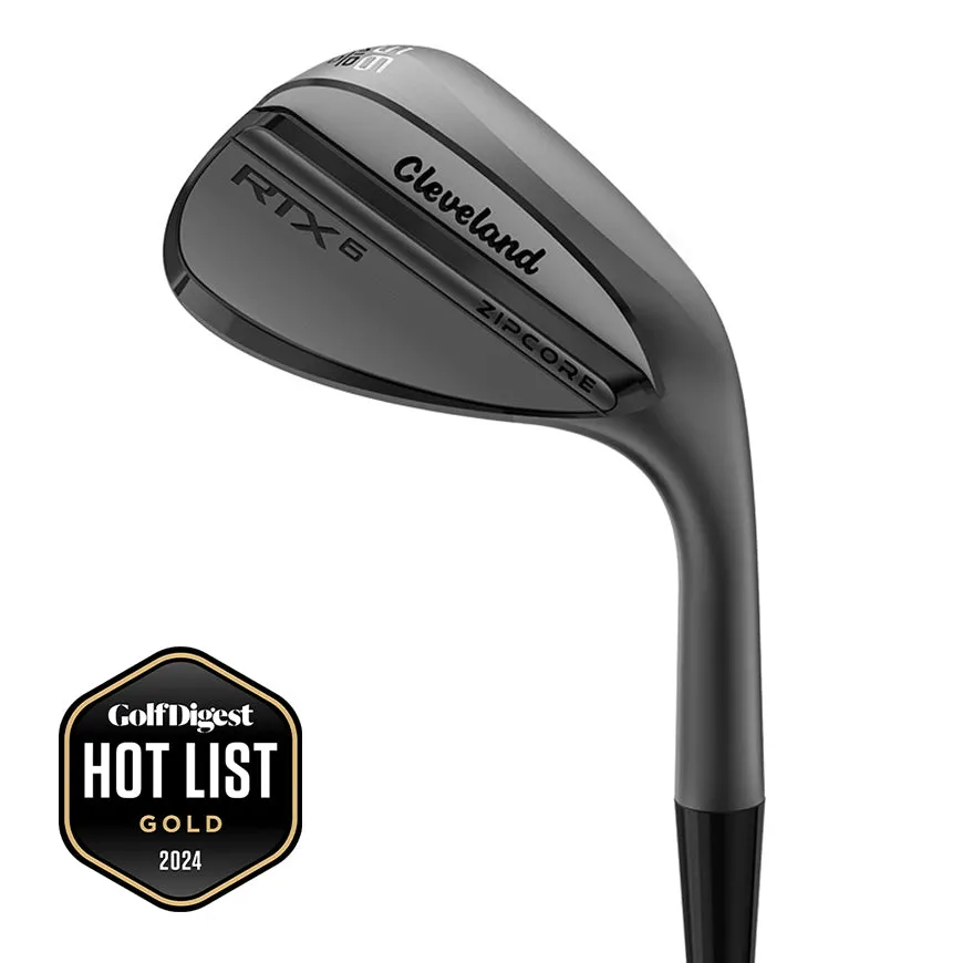 Cleveland RTX-6 ZipCore Black Satin Wedge