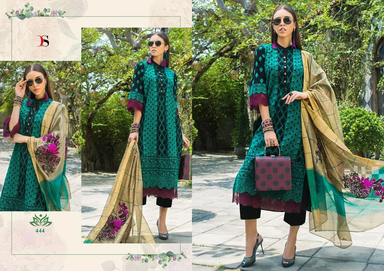 DEEPSY SUIT ZAAYRA VOL 2 PAKISTANI COLLECTION WITH COTTON SIFALI WORK