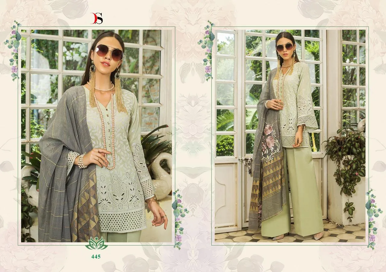 DEEPSY SUIT ZAAYRA VOL 2 PAKISTANI COLLECTION WITH COTTON SIFALI WORK