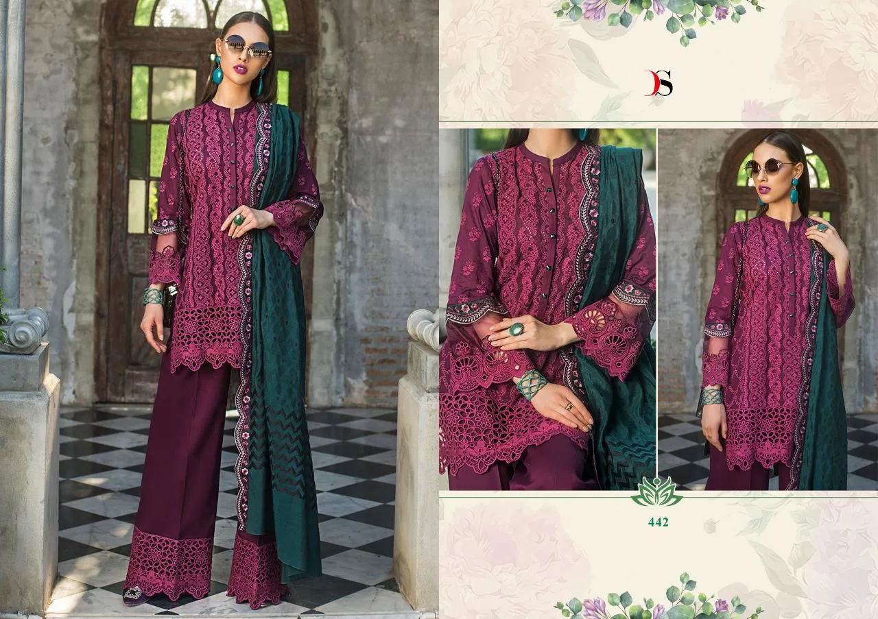 DEEPSY SUIT ZAAYRA VOL 2 PAKISTANI COLLECTION WITH COTTON SIFALI WORK