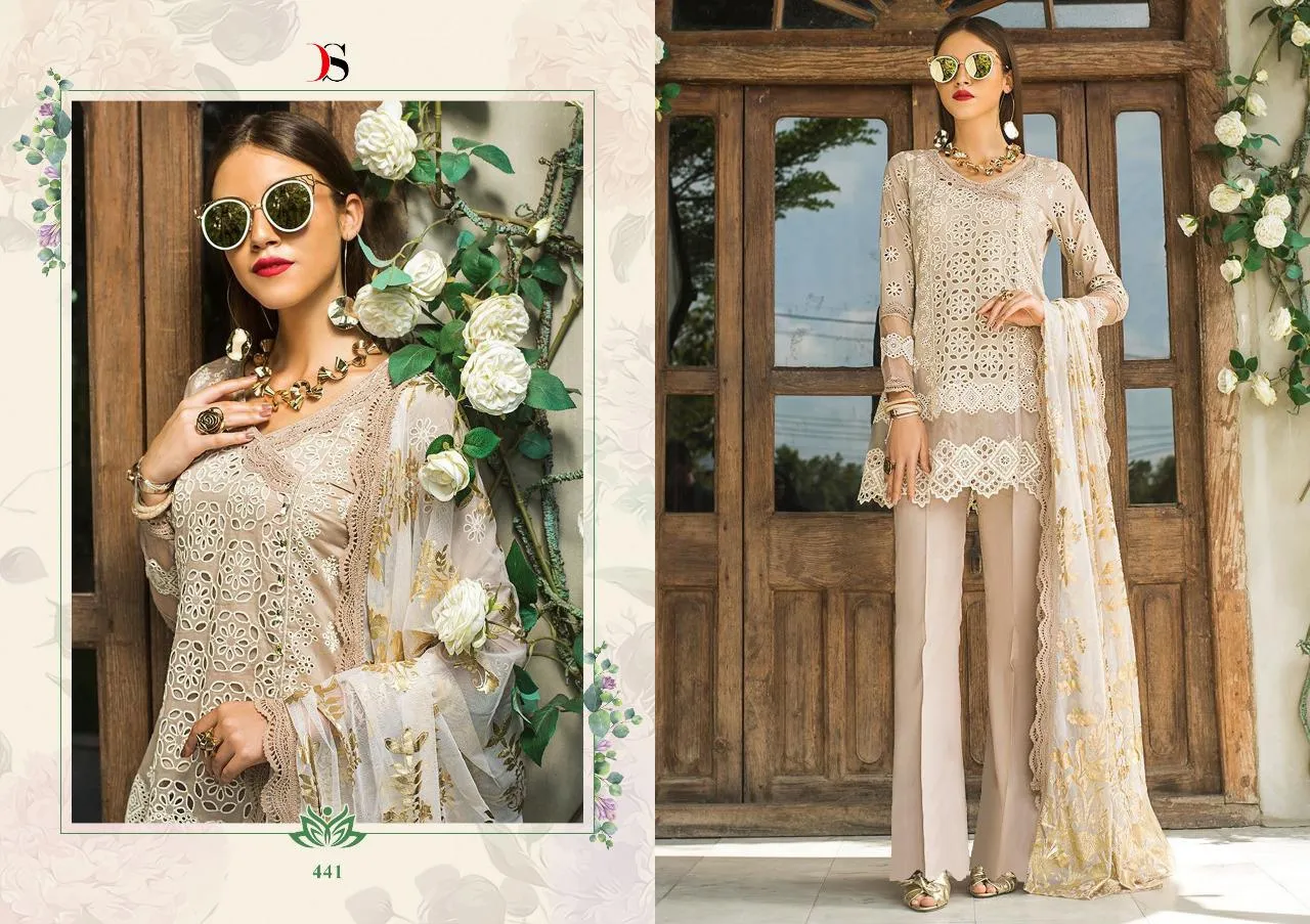 DEEPSY SUIT ZAAYRA VOL 2 PAKISTANI COLLECTION WITH COTTON SIFALI WORK