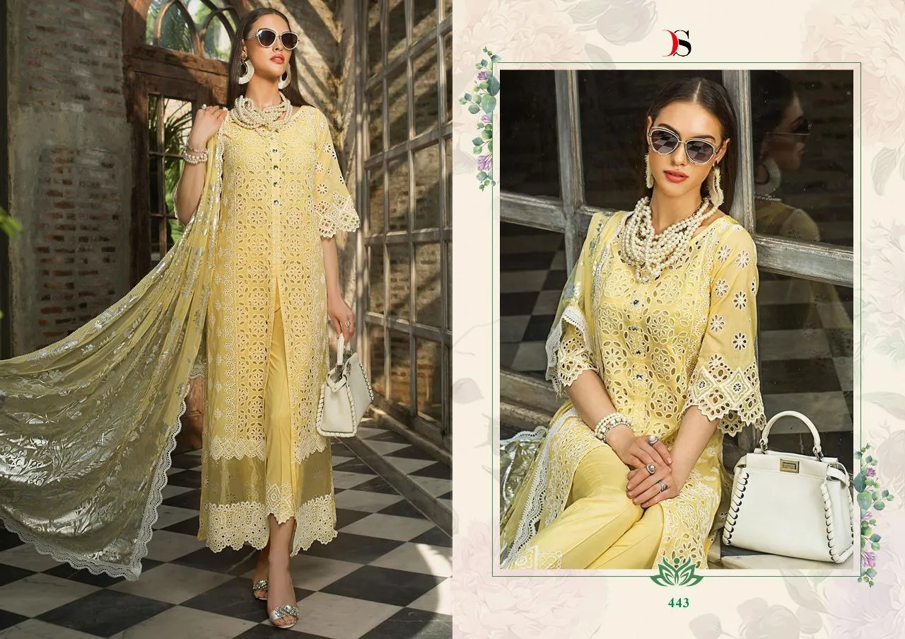 DEEPSY SUIT ZAAYRA VOL 2 PAKISTANI COLLECTION WITH COTTON SIFALI WORK