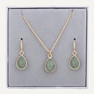 DG0057- Green Stone Gift Set - D&X London