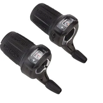 DS85 Twist Shifter Set, 9-Speed, Triple, Optical Gear Indicator, Shimano Compatible