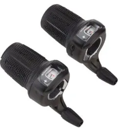 DS85 Twist Shifter Set, 9-Speed, Triple, Optical Gear Indicator, Shimano Compatible