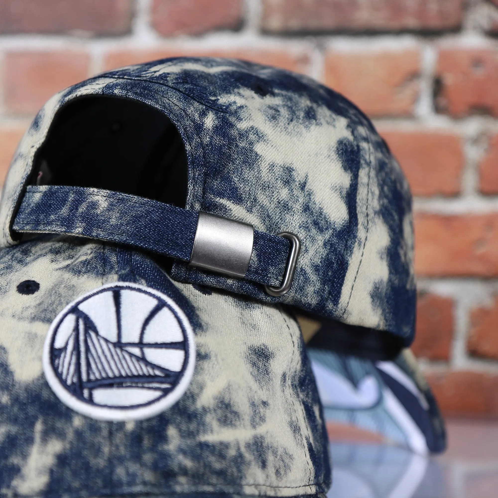 Golden State Warriors Acid Wash Denim Dad Hat | 9Twenty San Francisco Baseball Cap