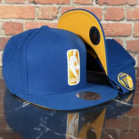 Golden State Warriors NBA Logo Team Colorway Blue Snapback Hat