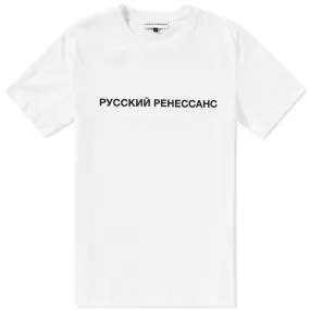 Gosha Rubchinskiy Russian Renaissance TeeWhite