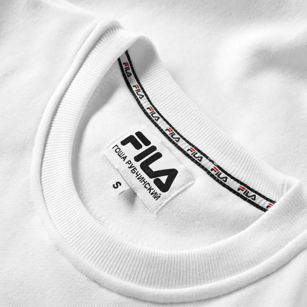 Gosha Rubchinskiy x FILA Crew SweatWhite