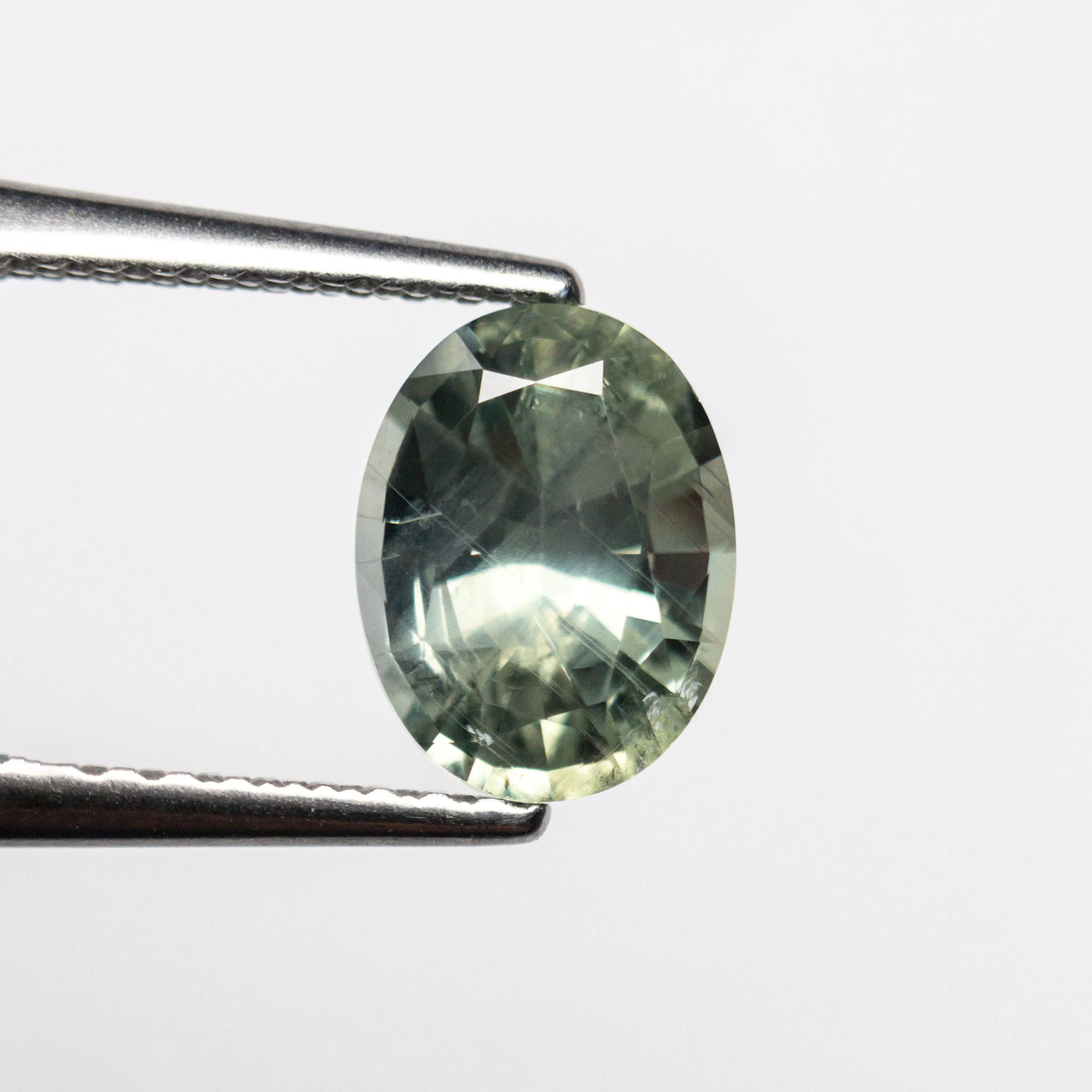 Green Brilliant Sapphire - 1.45ct Oval