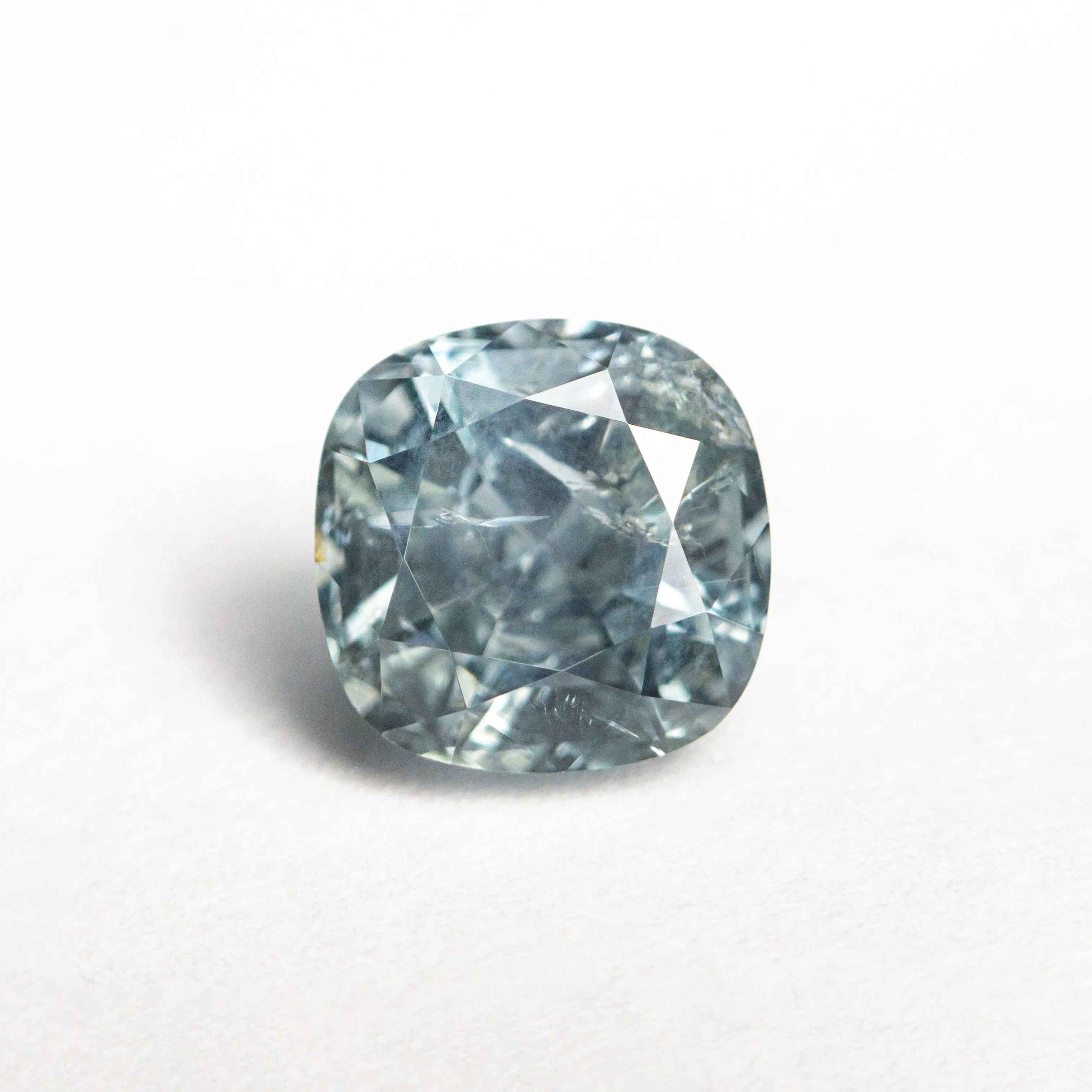 Green Brilliant Sapphire - 2.19ct Cushion