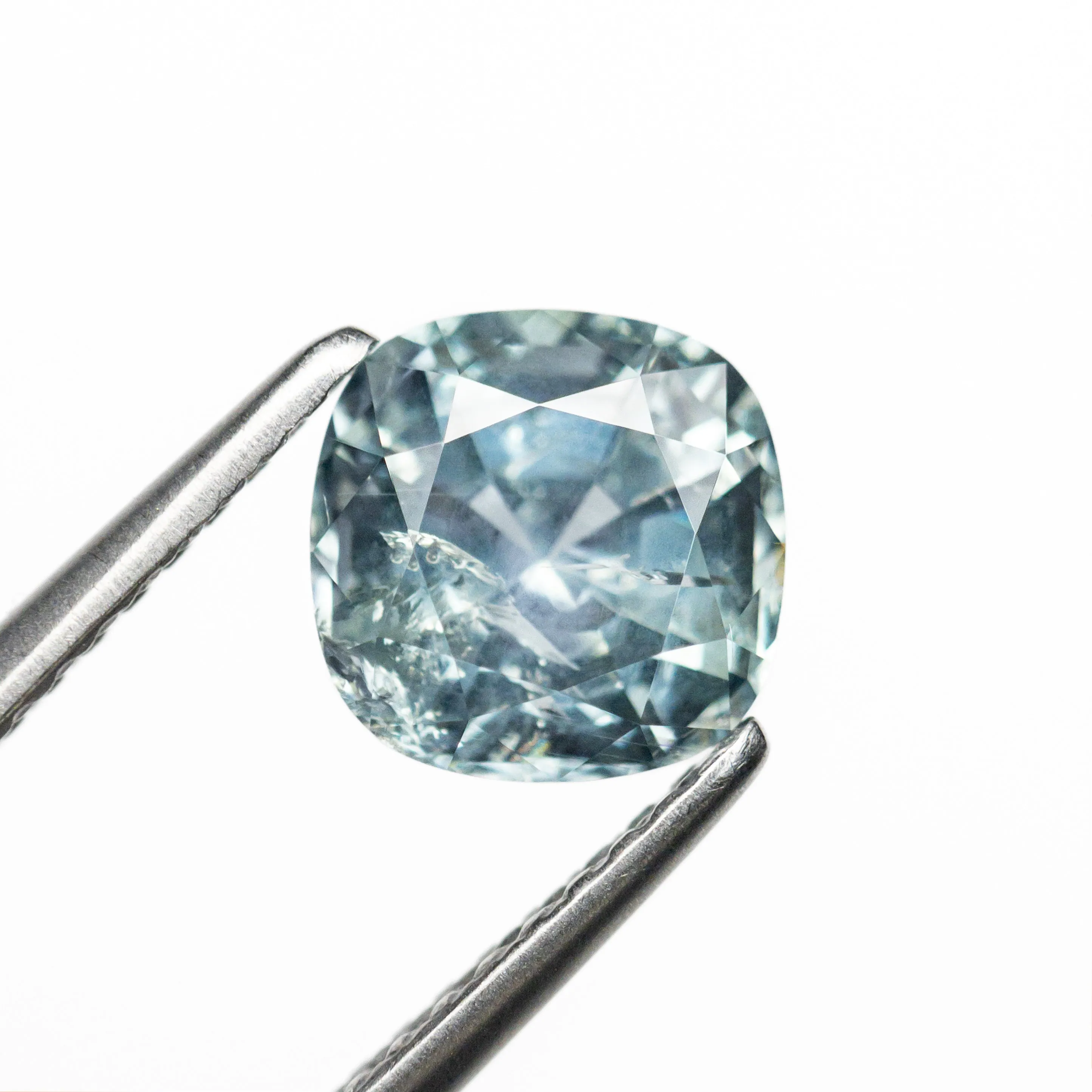 Green Brilliant Sapphire - 2.19ct Cushion