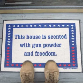 Gun Powder and Freedom Doormat