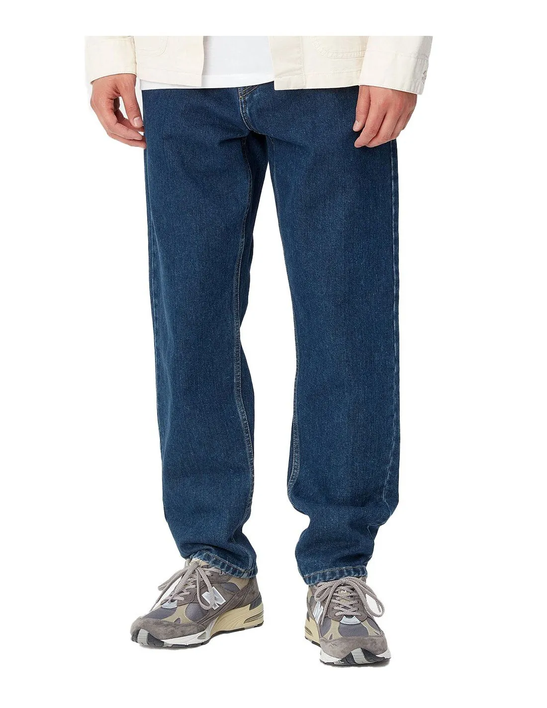 Jeans Carhartt Wip uomo I029208 Newel blu