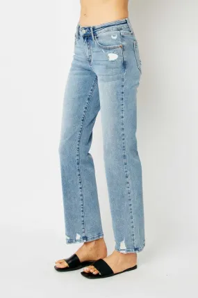 Judy Blue Destroy Straight Denim