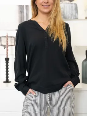 Kaffe KAmilia bluse black deep