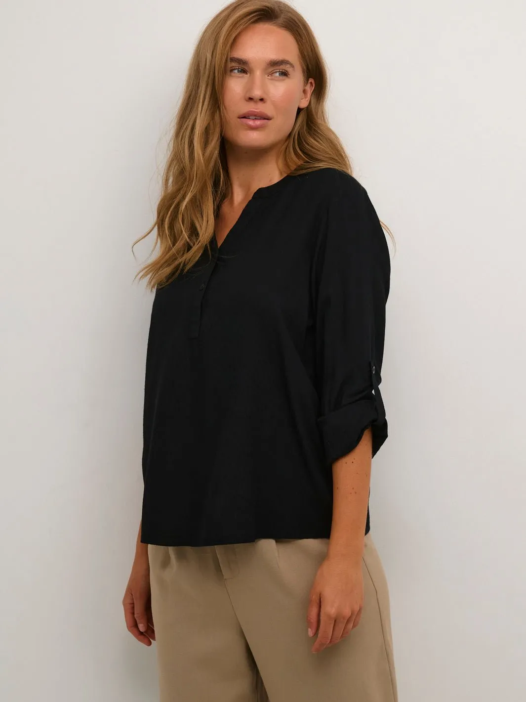 Kaffe KAmilia bluse black deep