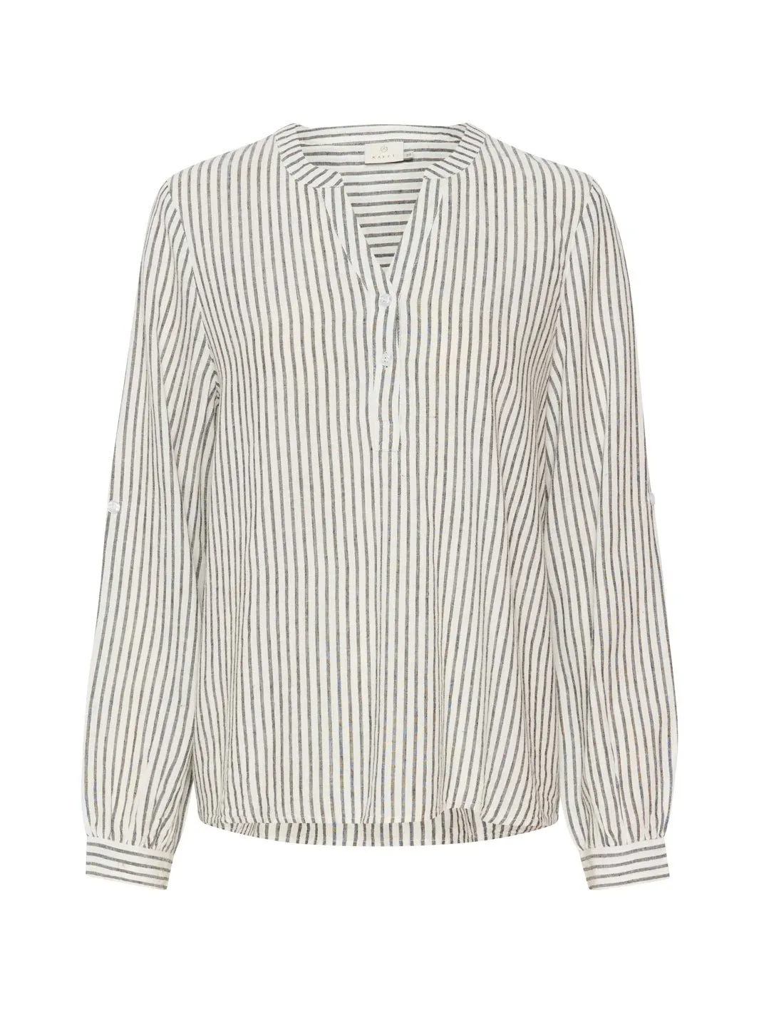 Kaffe KAmilia bluse black/chalk stripe