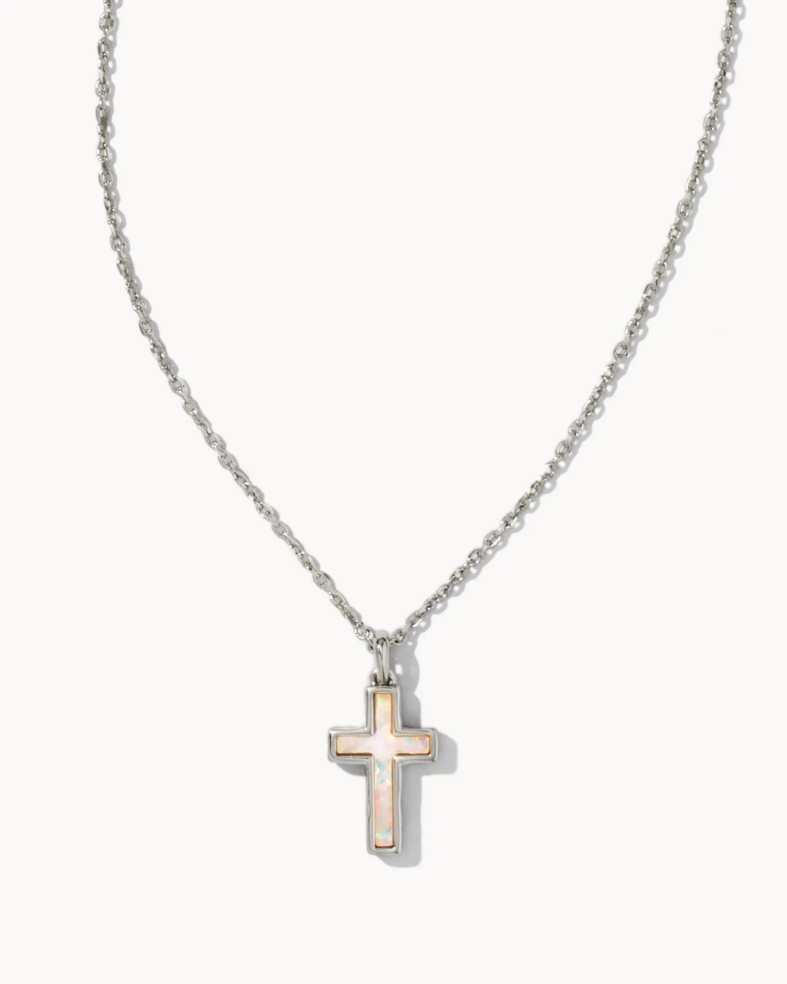 Kendra Scott Opal Cross Pendant Necklace