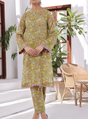 Korean By VS Textile Co-Ords Printed Lawn 2 Piece Unstitched Suit VS24KCO D-505