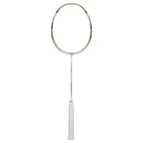 Li-Ning Aeronaut 9000 Unstrung Badminton Racquet (White/Gold)