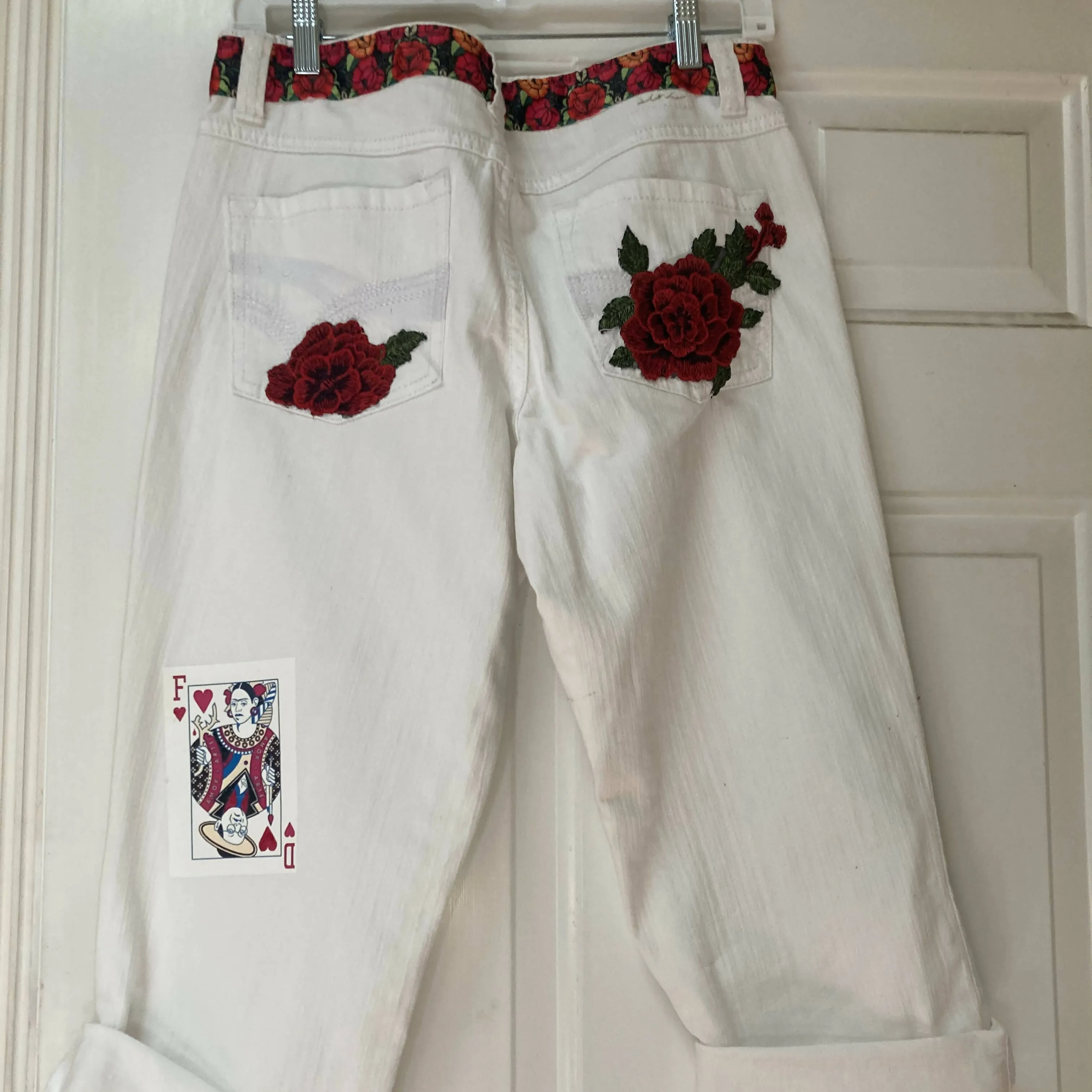 Maggie Devos - White Denim Frida jean - Size 6