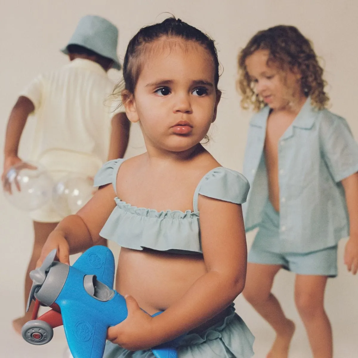 Mini Cabana Bikini Set | Powder Blue