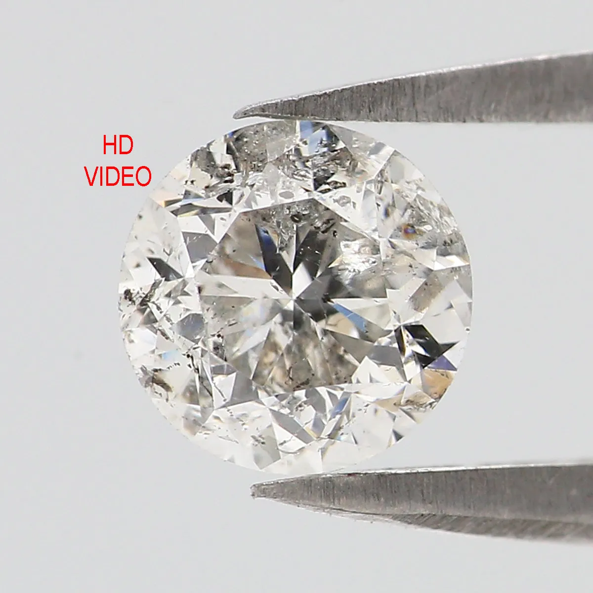 Natural Loose Round Brilliant Cut Diamond White - F Color 0.97 CT 6.05 MM Round Shape Brilliant Cut Diamond L2645