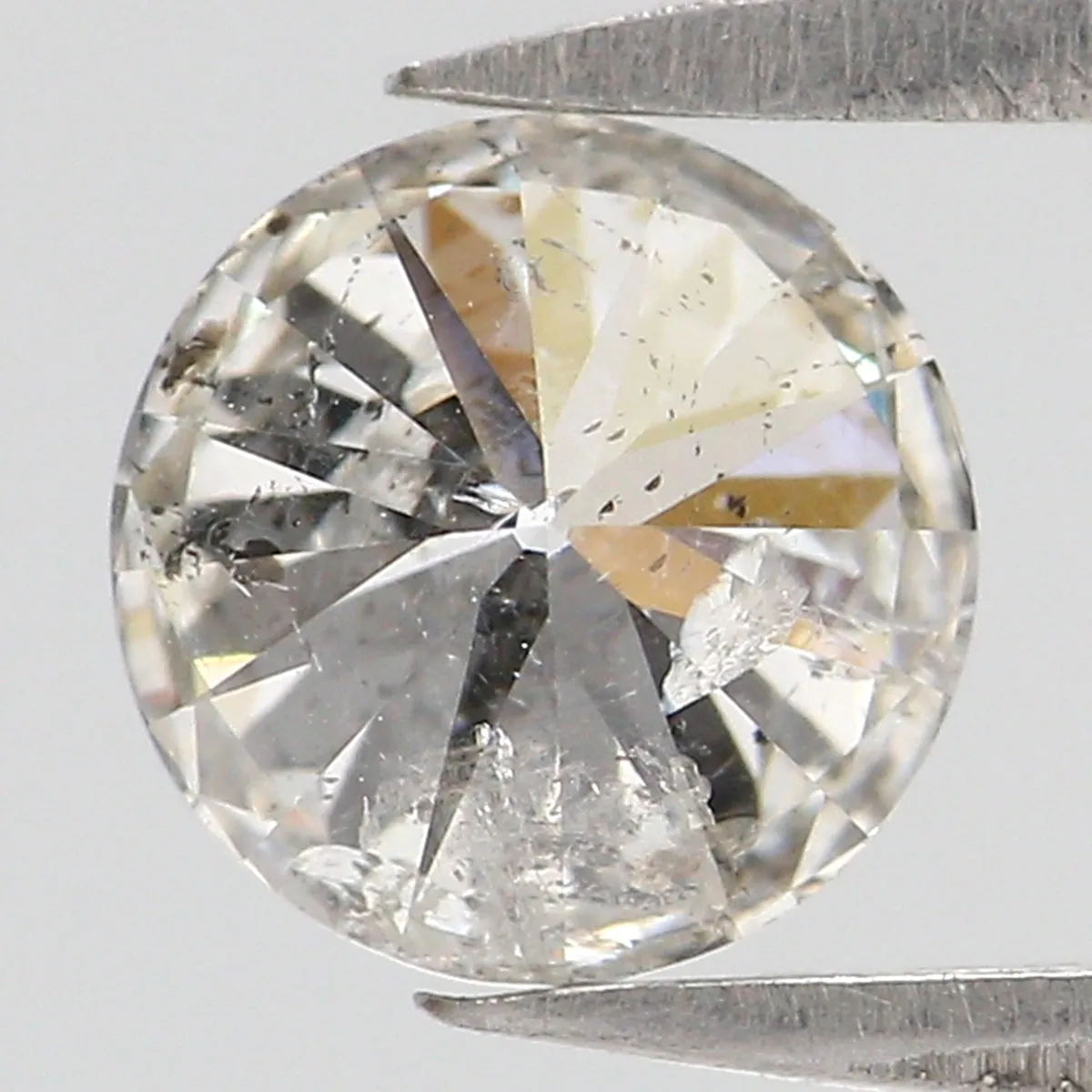 Natural Loose Round Brilliant Cut Diamond White - F Color 0.97 CT 6.05 MM Round Shape Brilliant Cut Diamond L2645