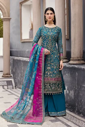 Nawabzadi by Emaan Adeel Luxury Formal Embroidered Chiffon Suit NW-05