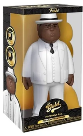 NOTORIOUS B.I.G. BIGGIE SMALLS FUNKO VINYL GOLD 12 FIGURE