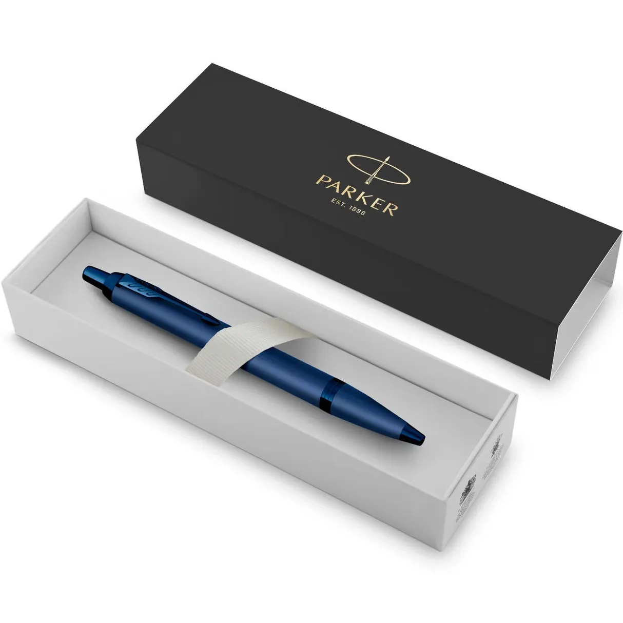 Parker IM Ballpoint Pen Achromatic Matte Blue Medium