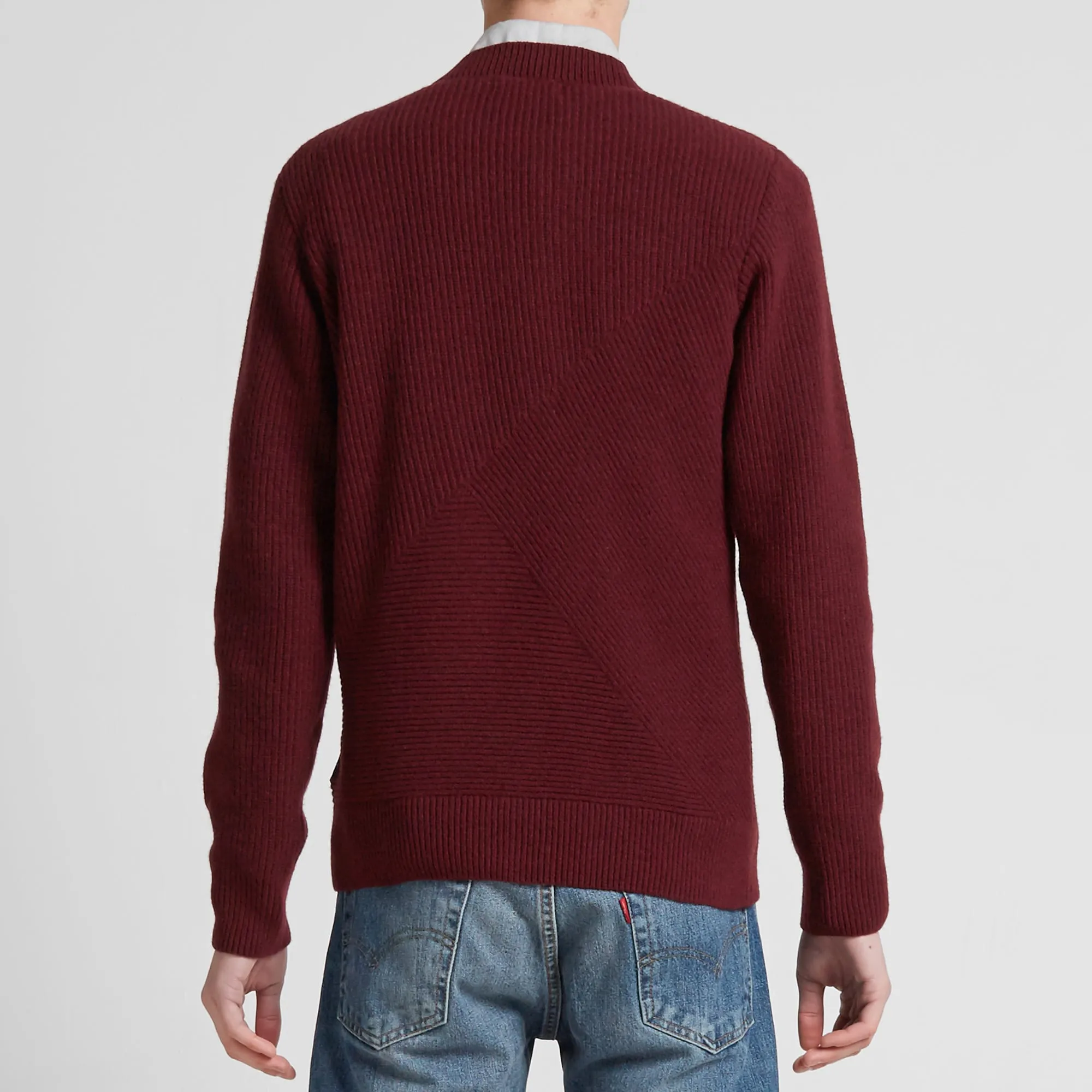 Paul Smith Lambswool Geometric Crew KnitDamson