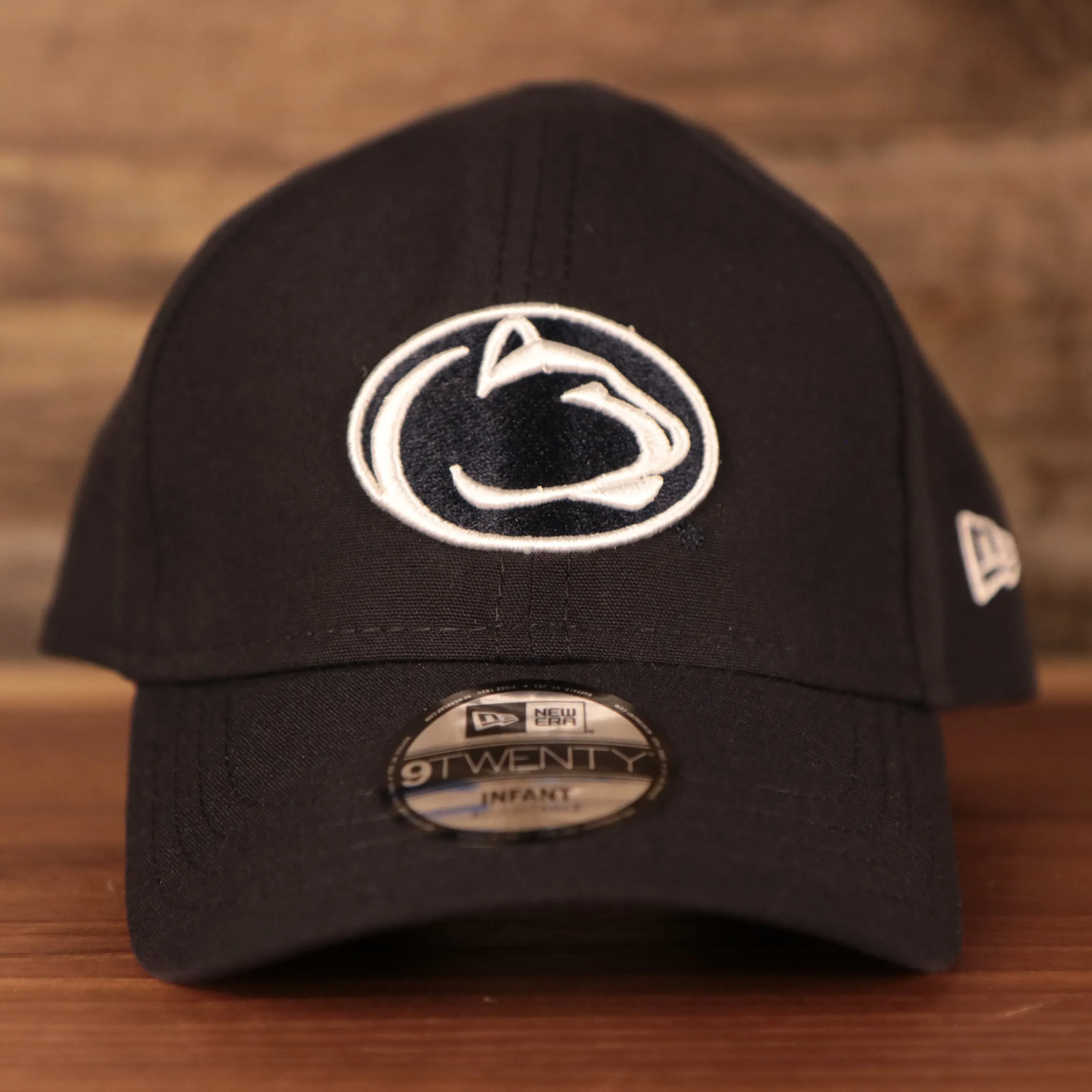 Penn State Nittany Lions Navy Nittany Lion logo Stretch Back Infant Dad Hat