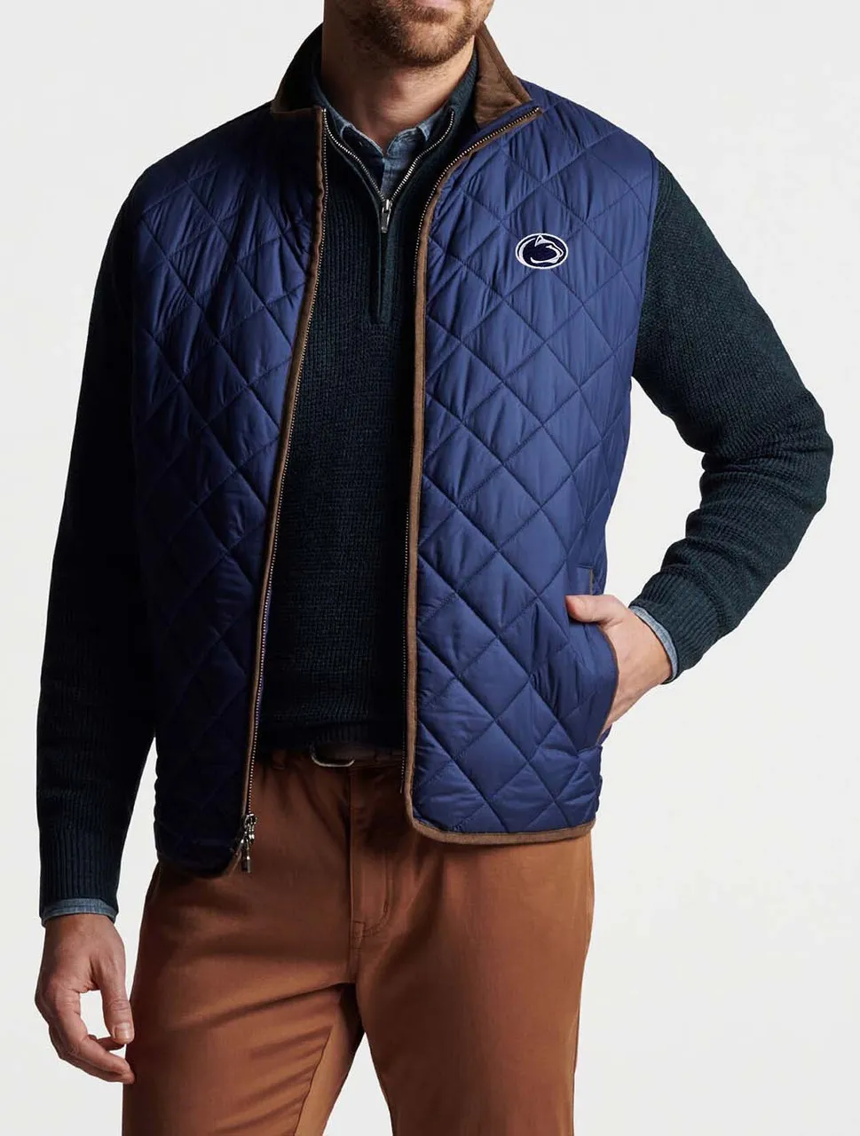 Penn State Quilted Vest | Peter Millar Essex